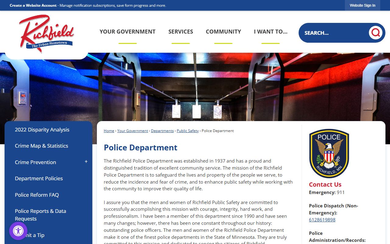 Richfield Police Department Records - Richfield People Search