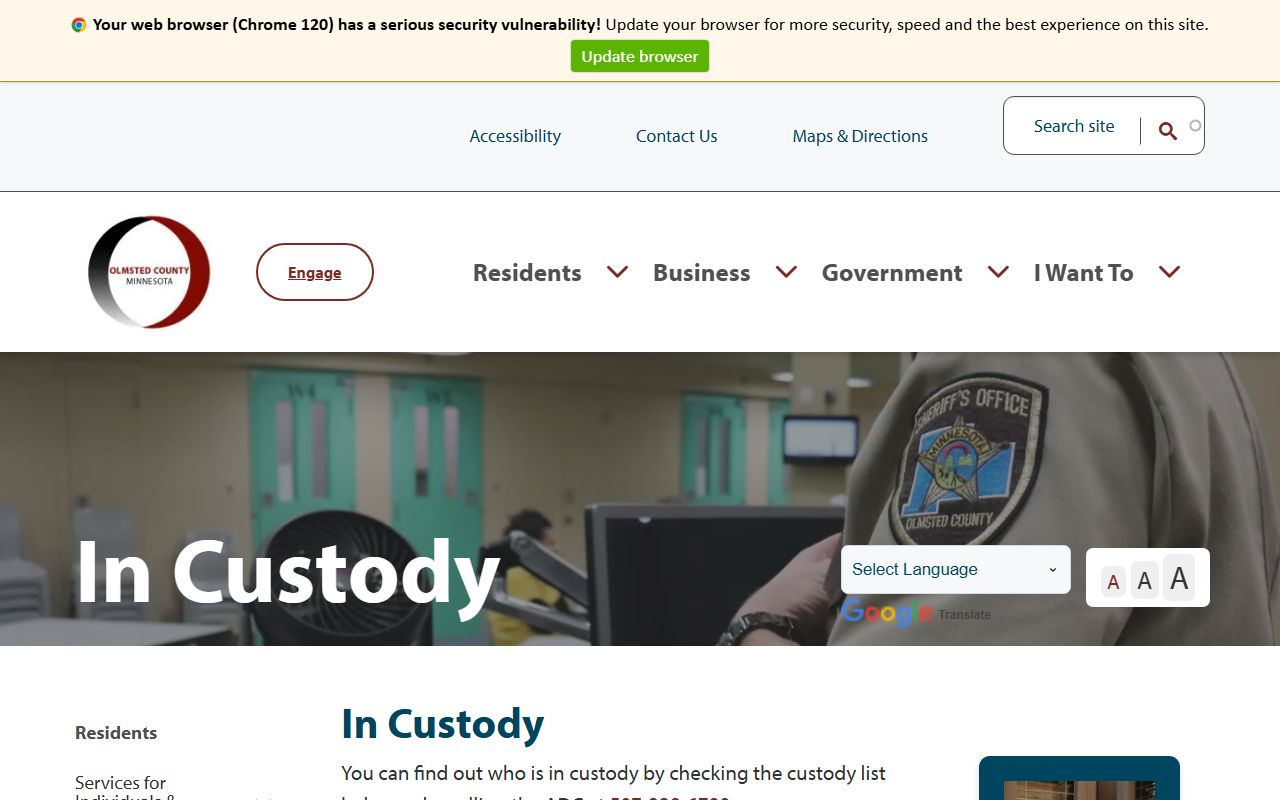 Rochester People Search - Olmsted County Custody List